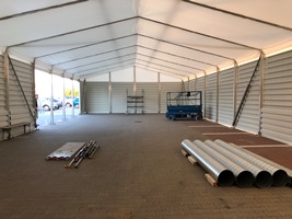 Raktársátor 10 méter széles-26